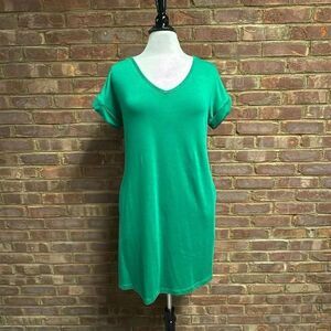 BTFBM Women’s Green Short Sleeve Casual Dress Sz Small